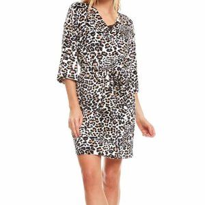 Flora Nikrooz Animal Print Robe, S